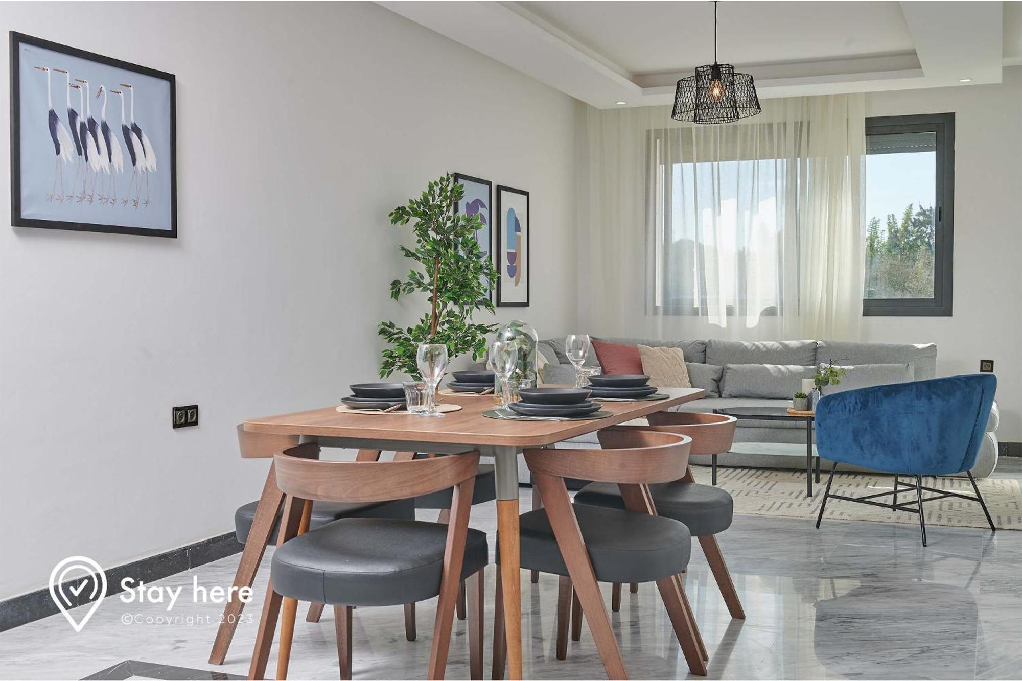 Stayhere Rabat - Hay Riad - Sophisticated Residence Exterior foto